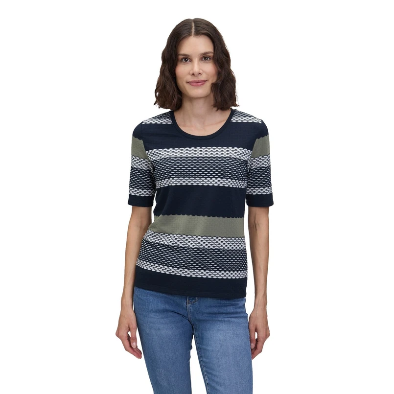 Betty Barclay Dames Top 25401414 Groen dessin