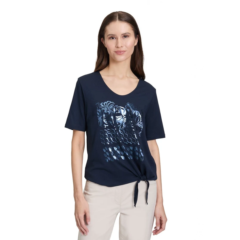 Betty Barclay Dames Top 25411885 Blauw dessin