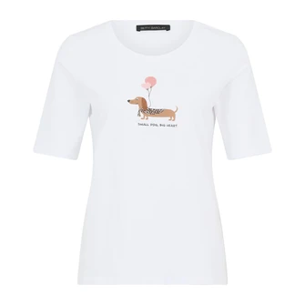 Betty Barclay Dames Top 26621092 WIT DESSIN