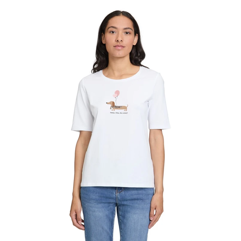 Betty Barclay Dames Top 26621092 WIT DESSIN
