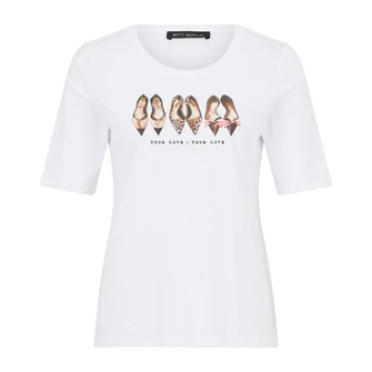 Betty Barclay Dames Top 26631092 WIT DESSIN