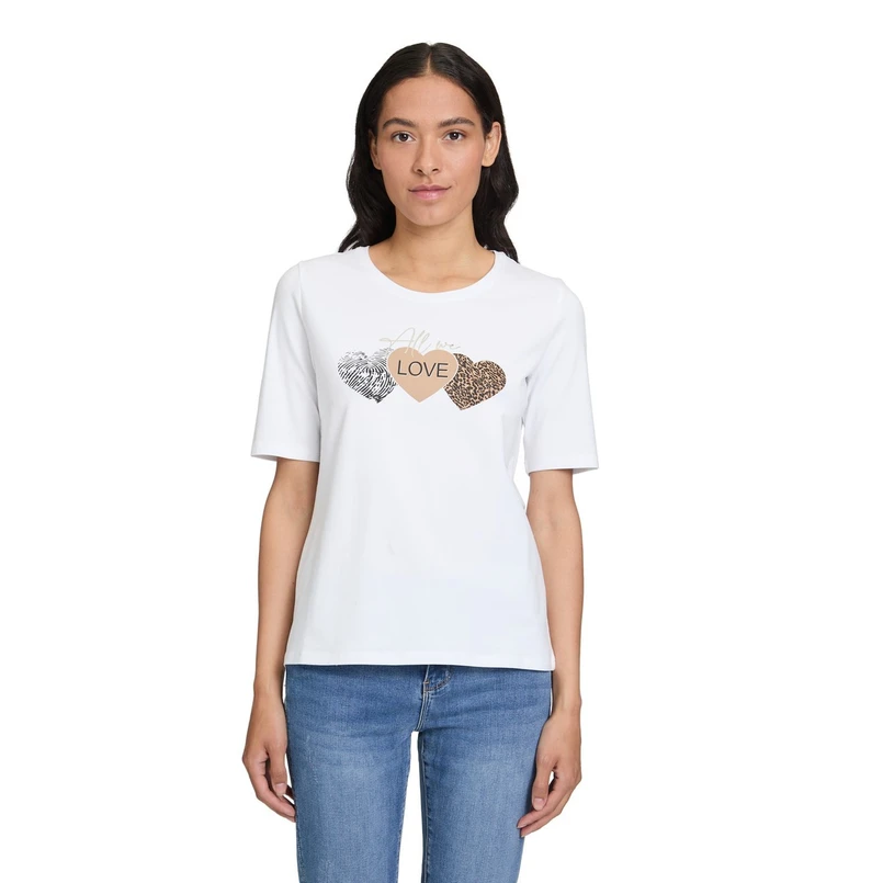 Betty Barclay Dames Top 26641092 WIT DESSIN