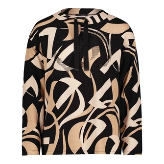 Betty Barclay Dames Trui 23551066 Zwart dessin