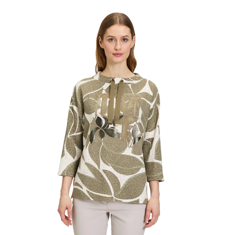 Betty Barclay Dames Trui 24001160 Groen dessin