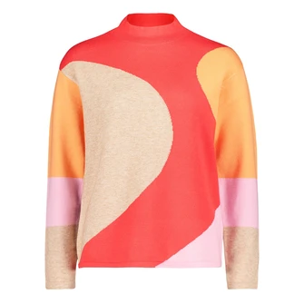 Betty Barclay Dames Trui 52041026 Rood dessin