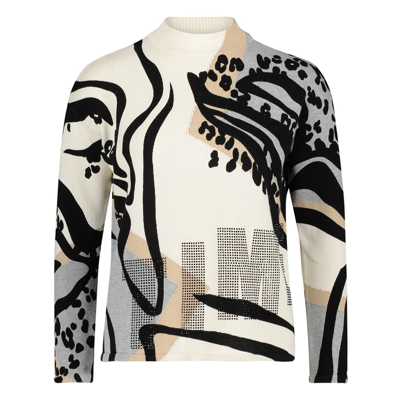 Betty Barclay Dames Trui 52191033 Zwart dessin