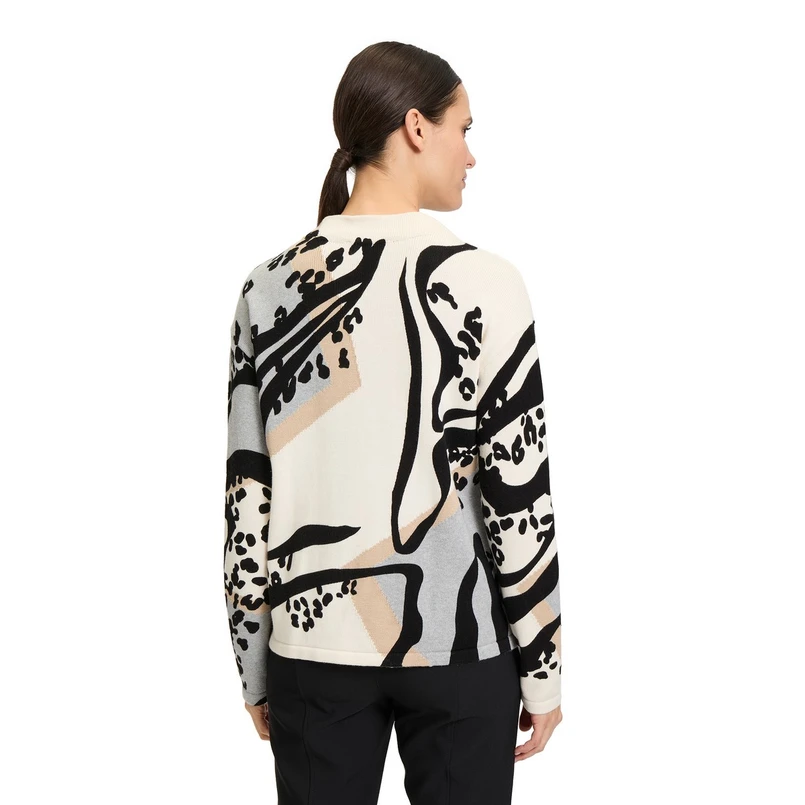 Betty Barclay Dames Trui 52191033 Zwart dessin