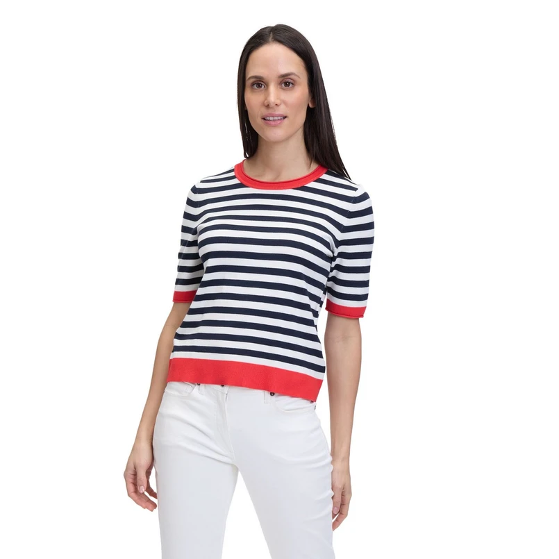 Betty Barclay Dames Trui 52301036 Blauw dessin