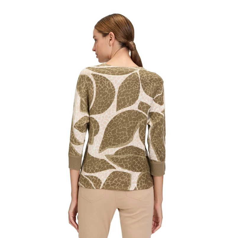 Betty Barclay Dames Trui 52351127 Groen dessin