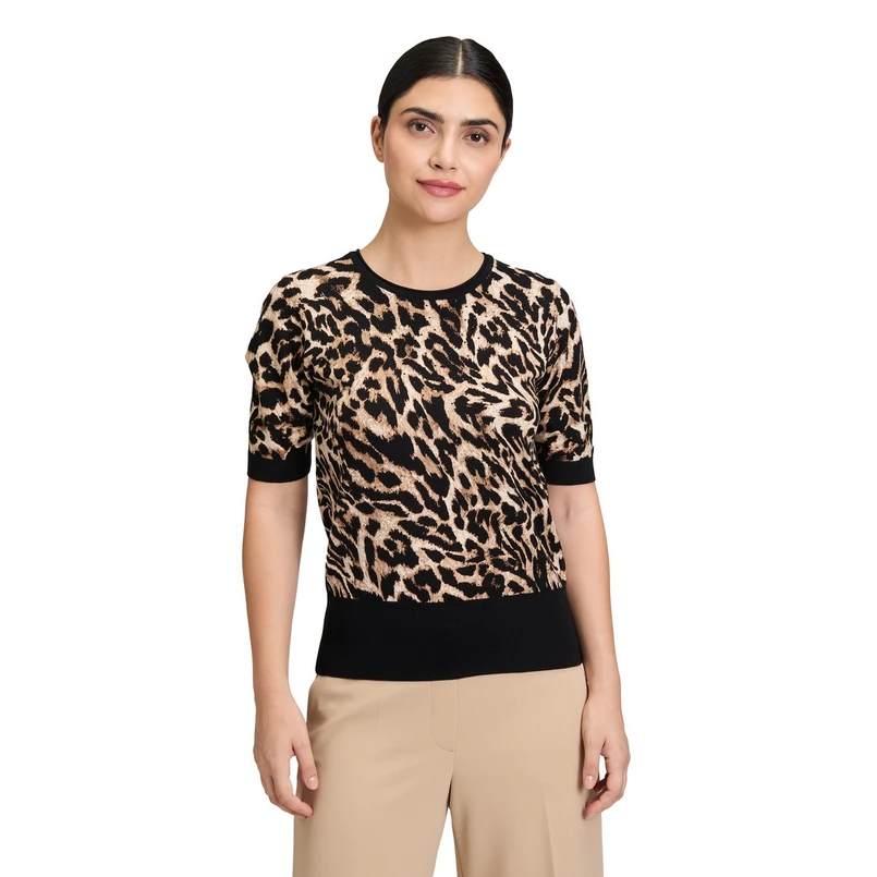 Betty Barclay Dames Trui 52761435 Zwart dessin