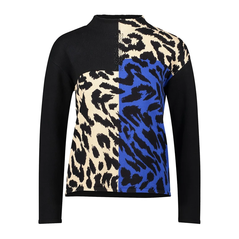 Betty Barclay Dames Trui 52811439 Blauw dessin