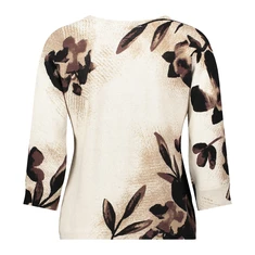 Betty Barclay Dames Trui 52961559 Bruin dessin