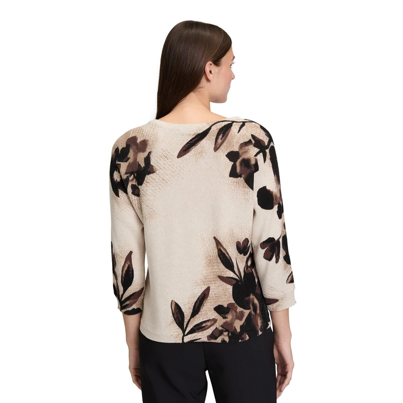 Betty Barclay Dames Trui 52961559 Bruin dessin