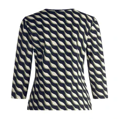 Betty Barclay Dames Vest 25371411 Groen dessin
