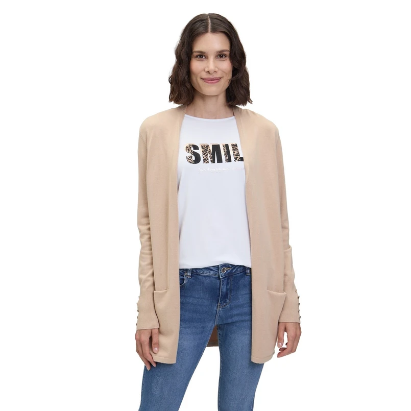 Betty Barclay Dames Vest 52831036 Beige