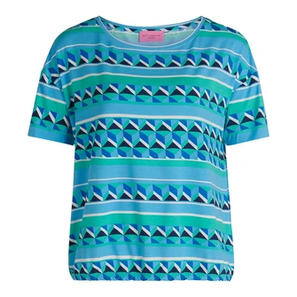 Betty-So Cosy Dames T-shirt-en-top 22658051 Bleu