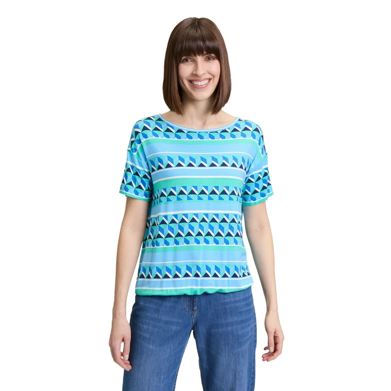 Betty-So Cosy Dames T-shirt-en-top 22658051 Bleu