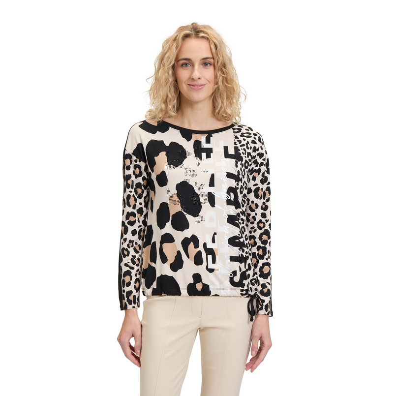 Betty-So Cosy Dames Top 22458040 Bruin dessin