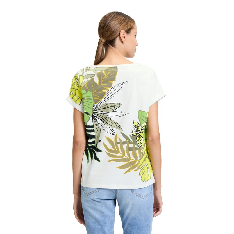 Betty-So Cosy Dames Top 22818194 Groen dessin