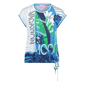Betty-So Cosy Dames Top 22988275 Blauw dessin