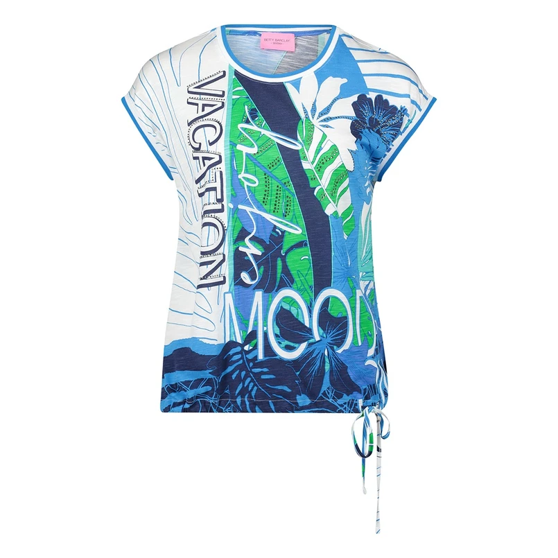 Betty-So Cosy Dames Top 22988275 Blauw dessin