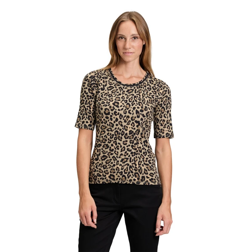 Betty-So Cosy Dames Top 23538039 Zwart dessin