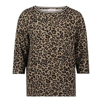 Betty-So Cosy Dames Top 23618035 Zwart dessin