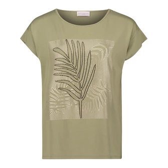 Betty-So Cosy Dames Top 23648003 Groen dessin