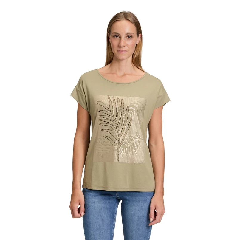 Betty-So Cosy Dames Top 23648003 Groen dessin