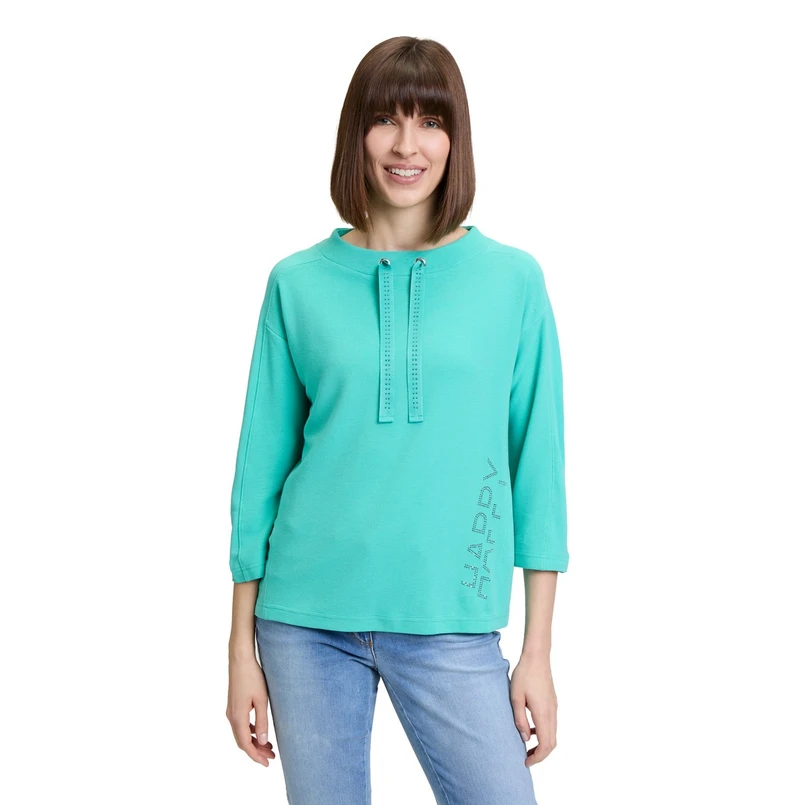 Betty-So Cosy Dames Trui 22738082 Blauw dessin