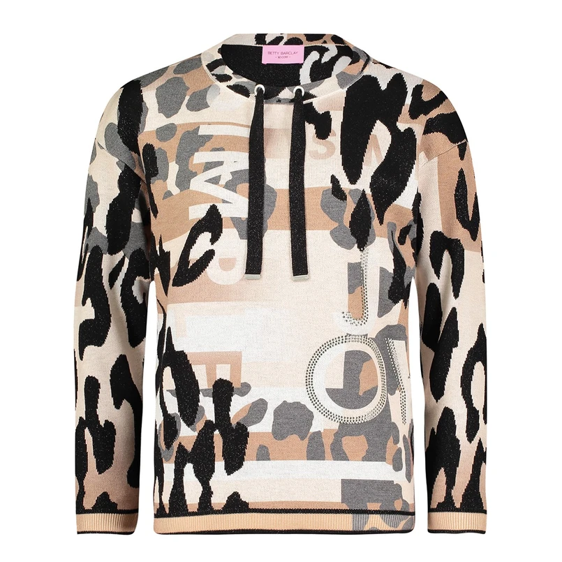 Betty-So Cosy Dames Trui 51538110 Bruin dessin