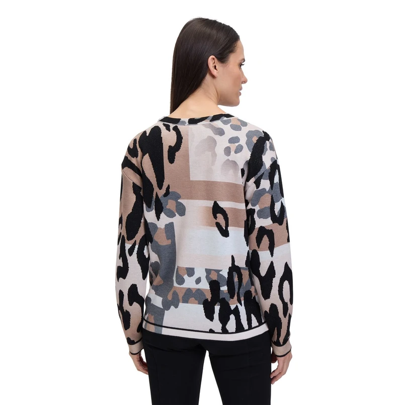 Betty-So Cosy Dames Trui 51538110 Bruin dessin