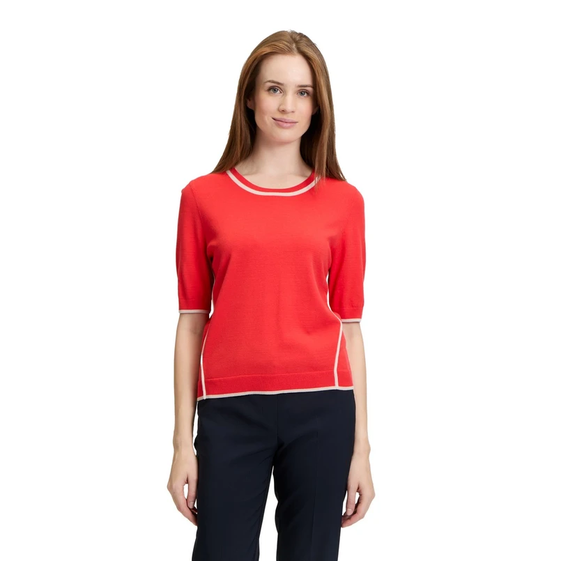 Betty-So Cosy Dames Trui 51578107 Rood dessin