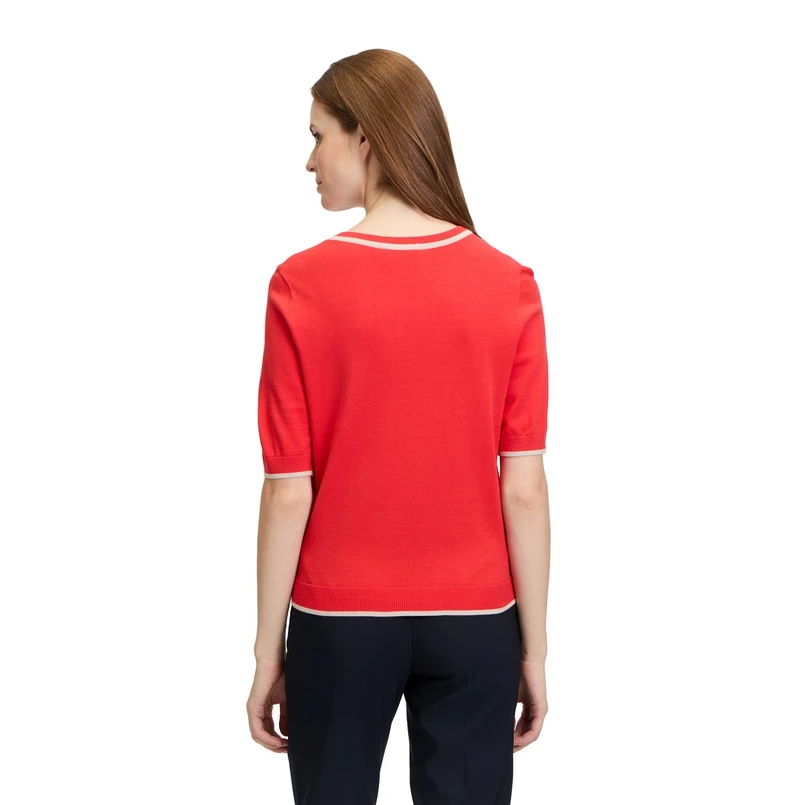 Betty-So Cosy Dames Trui 51578107 Rood dessin