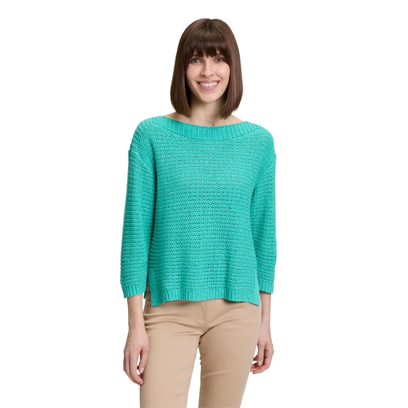Betty-So Cosy Dames Trui 51718122 Blauw dessin
