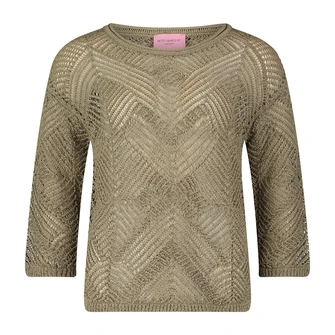 Betty-So Cosy Dames Trui 51798124 Midden blauw