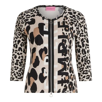 Betty-So Cosy Dames Vest 22758182 Bruin dessin