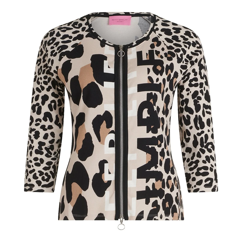Betty-So Cosy Dames Vest 22758182 Bruin dessin