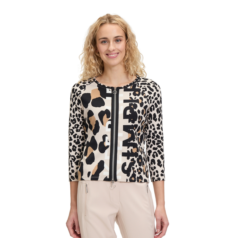 Betty-So Cosy Dames Vest 22758182 Bruin dessin
