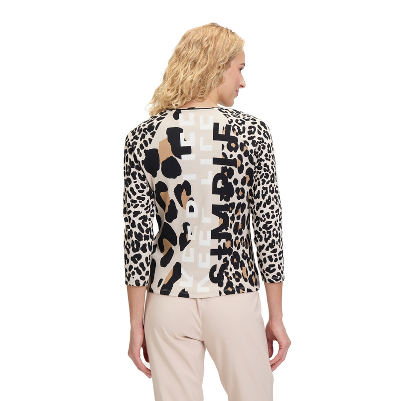 Betty-So Cosy Dames Vest 22758182 Bruin dessin