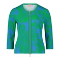 Betty-So Cosy Dames Vest 23018279 Groen dessin