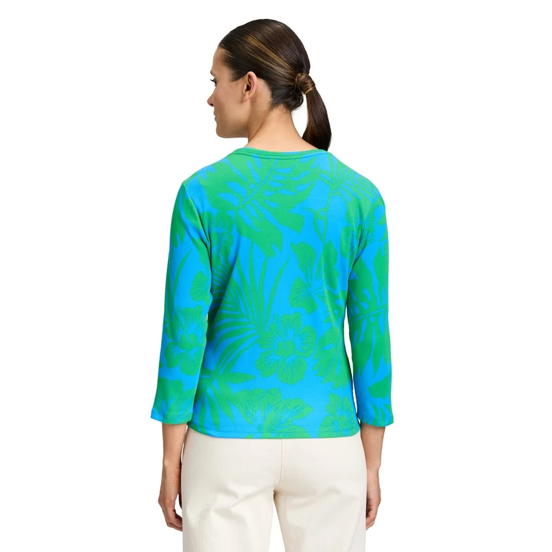 Betty-So Cosy Dames Vest 23018279 Groen dessin