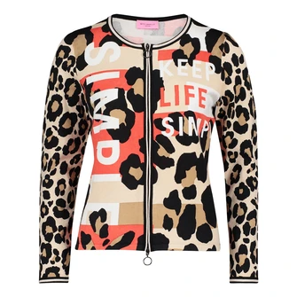 Betty-So Cosy Dames Vest 51728103 Rood dessin