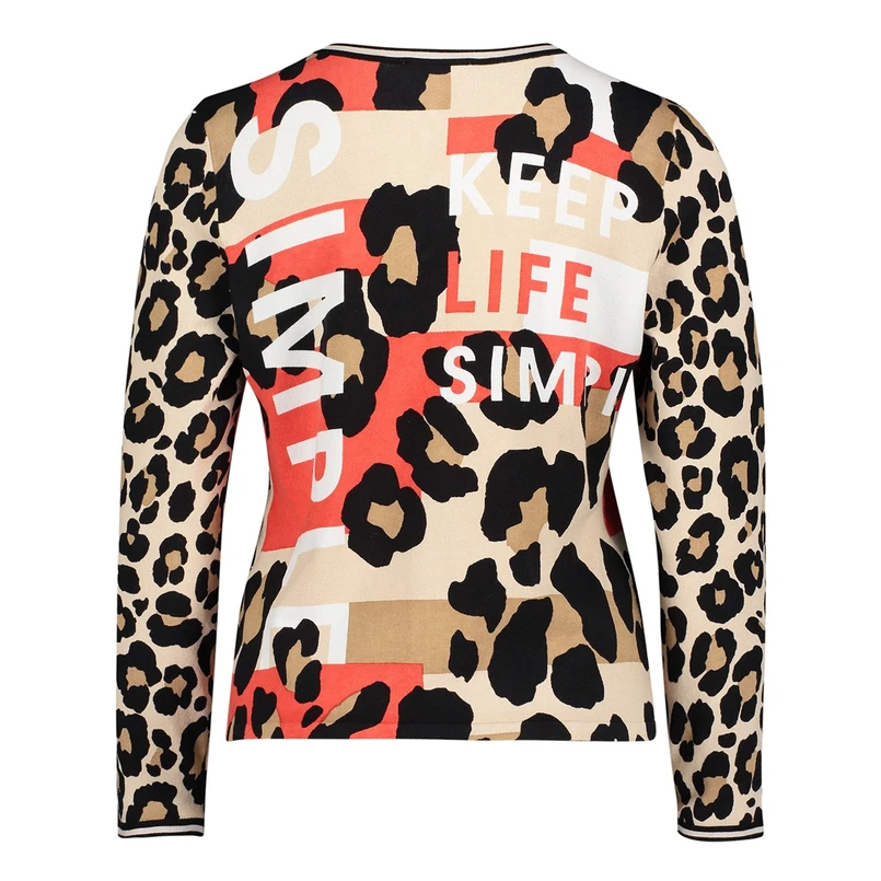 Betty-So Cosy Dames Vest 51728103 Rood dessin