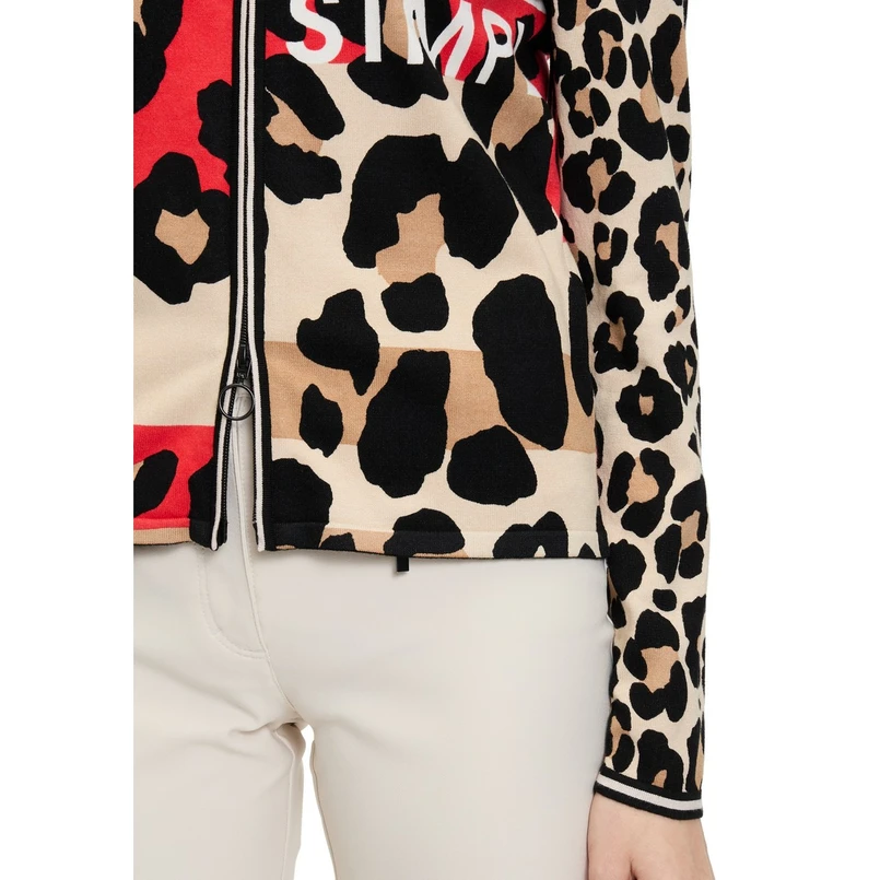 Betty-So Cosy Dames Vest 51728103 Rood dessin
