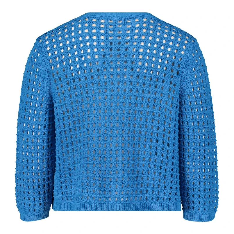 Betty-So Cosy Dames Vest 51788125 Midden blauw