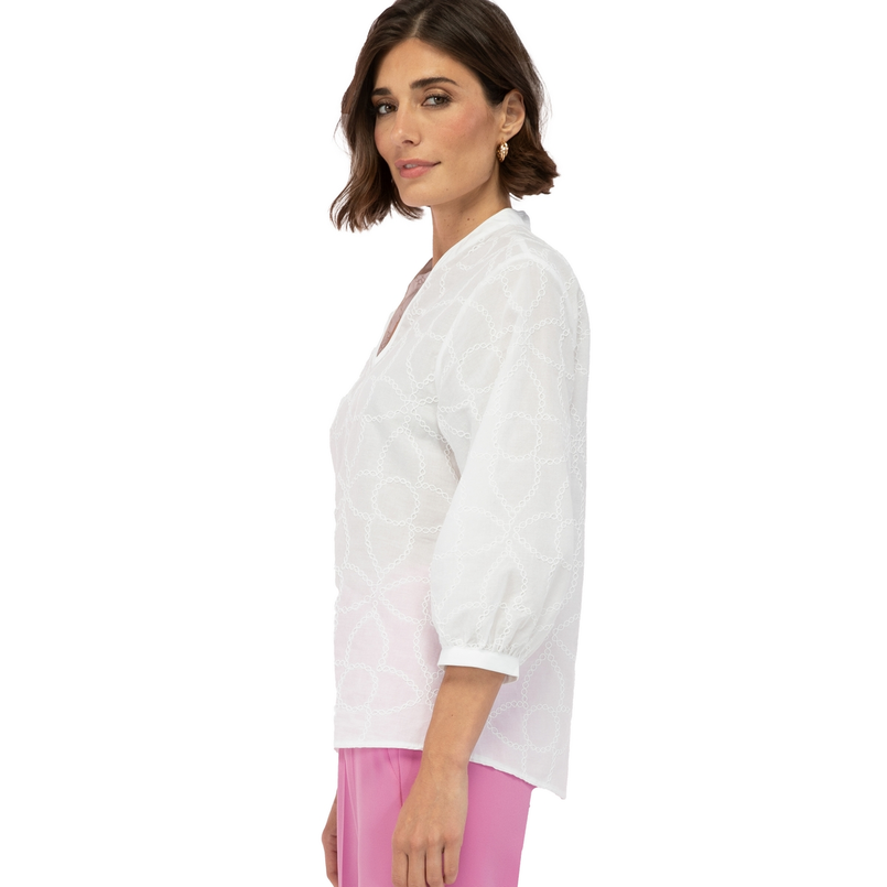 Bianca Dames Blouse 55022 Adela Wit