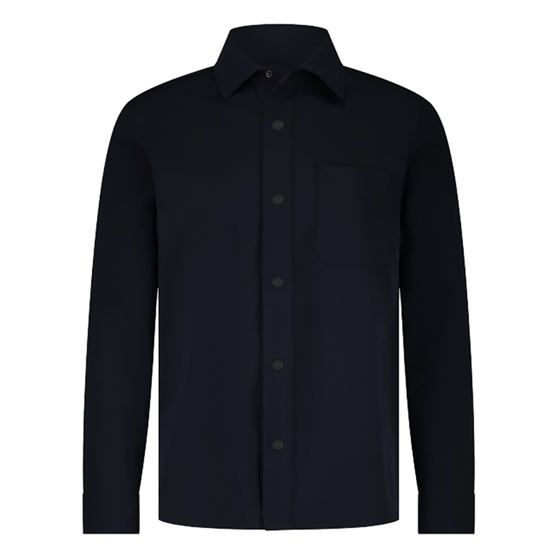 Blue Industry Heren Overhemd Capris25-m1 Navy