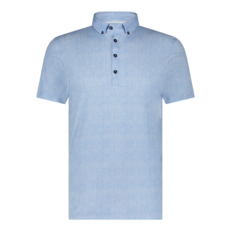 Blue Industry Heren Polo 5124.51 Bleu