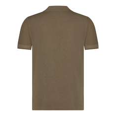 Blue Industry Heren Polo Kbis25-m10 Midden bruin